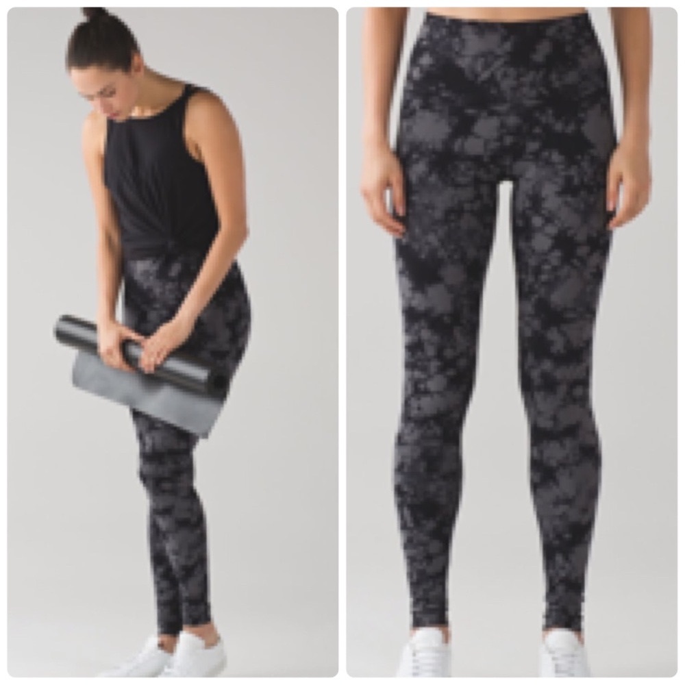 Wunder Under Pant (Hi-Rise) (Shibori) Dark Carbon